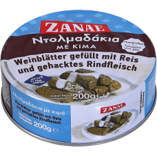 Zanae - Vineleaves with Beef and Rice Stuffing 200g