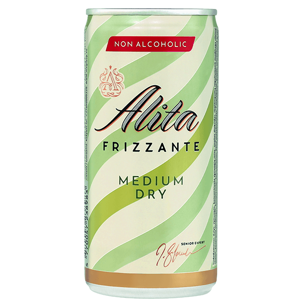 Alita - Non-Alko Sparkling Wine Frizzante Medium Dry Can 0,2l