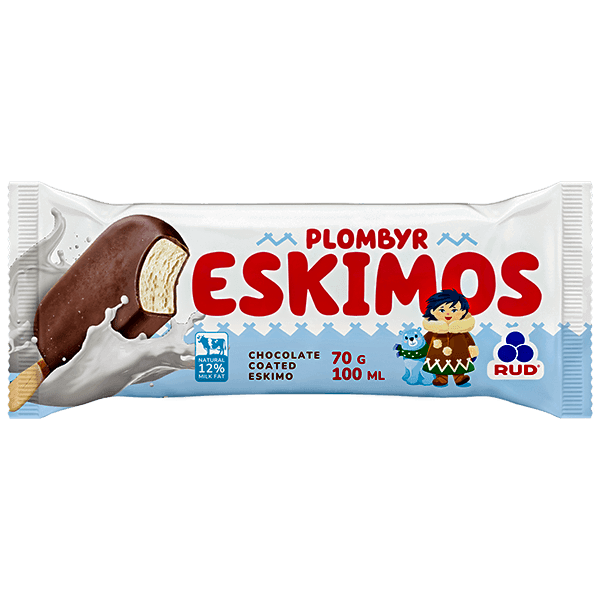 Eskimo - Vanilla Premium Ice Cream in Chocolate Glaze 140ml