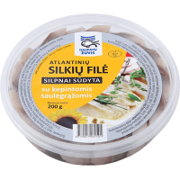 Dauparu Zuvis - Herring Fillet with Sunflower seeds in Oil 200g