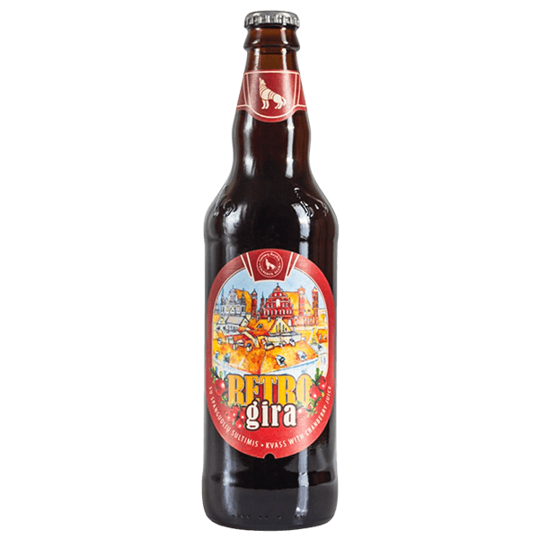 Vilniaus Alus - Retro Kvass with Cranberry Juice 0.5l