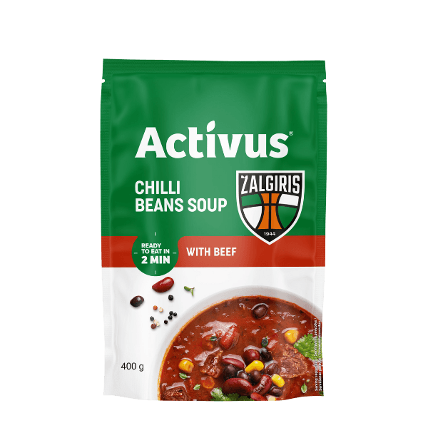 Activus - Organic Chilli Beans Soup (Zalgiris Edition) 400g