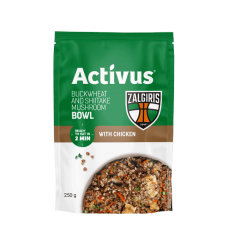 Activus - Organic Buckwheat with Chicken Ready Meal (Zalgiris Edition) 250g
