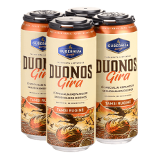 Gubernija - Bread Kvass Dark Rye Can 4 Pack with Plastic Rings 4x500ml