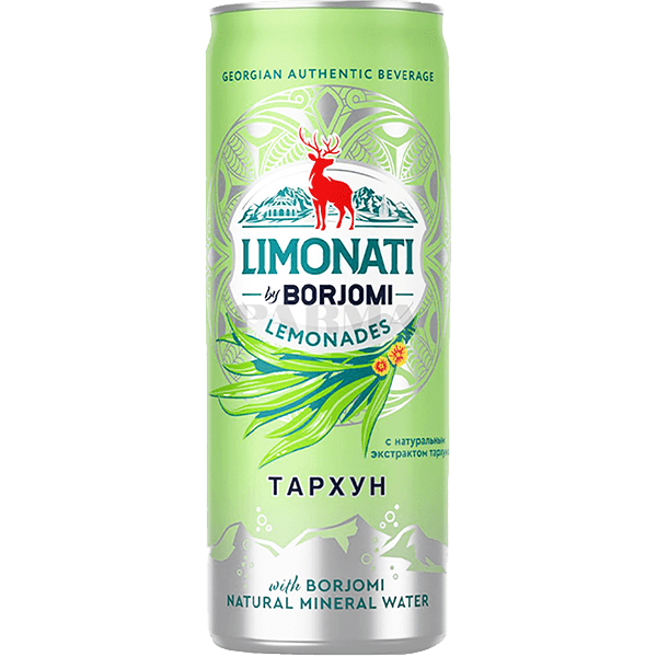 Borjomi - Lemonade Tarragon Can 330ml