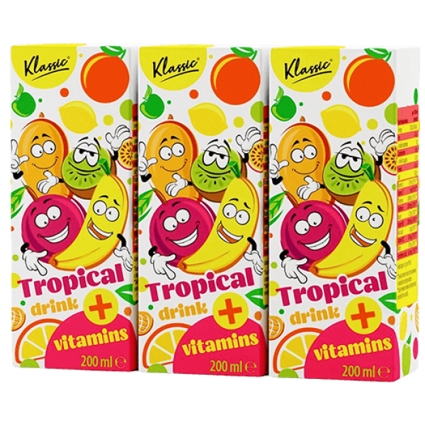 Klassic - Tropical Drink with Vitamins 200ml