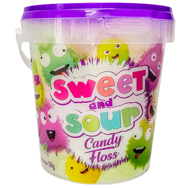 Sweet and Sour Candy Floss 50g