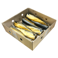 Rusnes Zuvis - Cold Smoked Mackerel without Head 400-600g kg