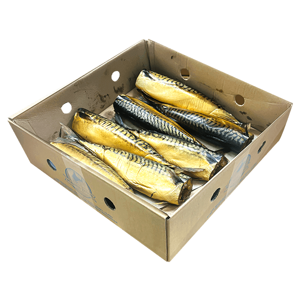 Rusnes Zuvis - Cold Smoked Mackerel without Head 400-600g kg