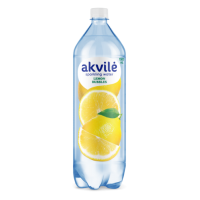 Akvile - Lemon Flavour Lightly Carbonated Water 1.5L