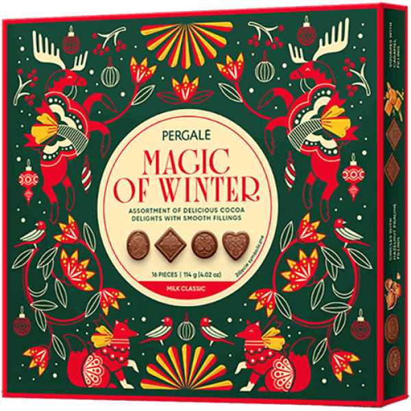 Pergale - Winter Collection Sweets with Milk Chocolate 114g