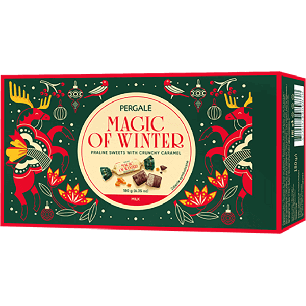 Pergale - Sweets Pergale Magic of Winter with Caramel Filling 180g