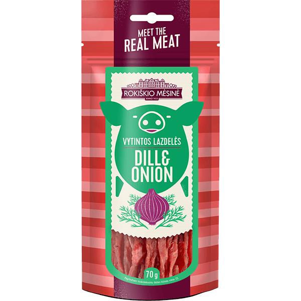 Rokiskio Mesine - Dill and Onion Dried Tenderloin Sticks 70g