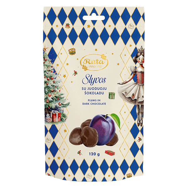Ruta - Plums in Dark Chocolate 55% 120g