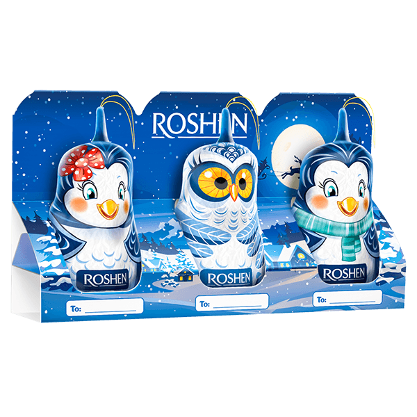 Roshen - Figurine Set Winter Friends 3x20g