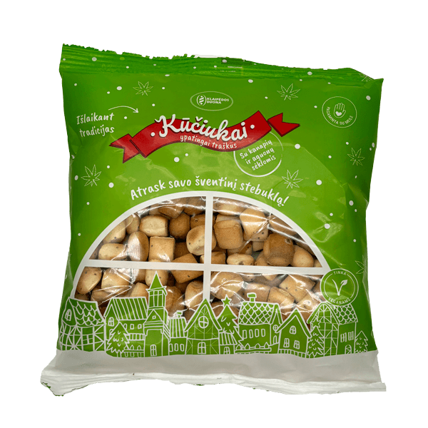 Klaipedos Duona - Kuciukai with Hemp and Poppy Seeds 180g