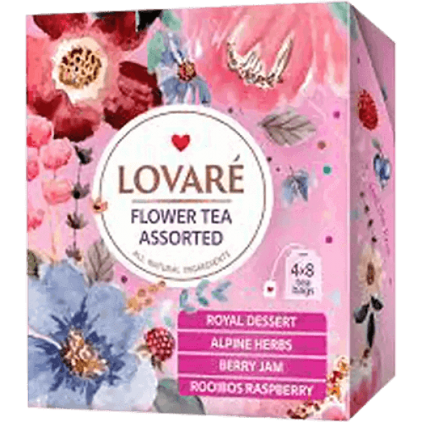 Lovare - Assorted Flower and Herbal Tea 32x2g