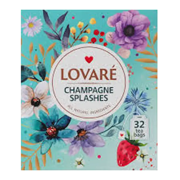 Lovare - Tea Set Splashes of Champagne 32x2g