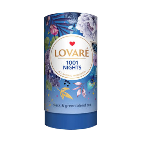 Lovare - 1001 Nights Mixture Based on Black and Green Tea 80g