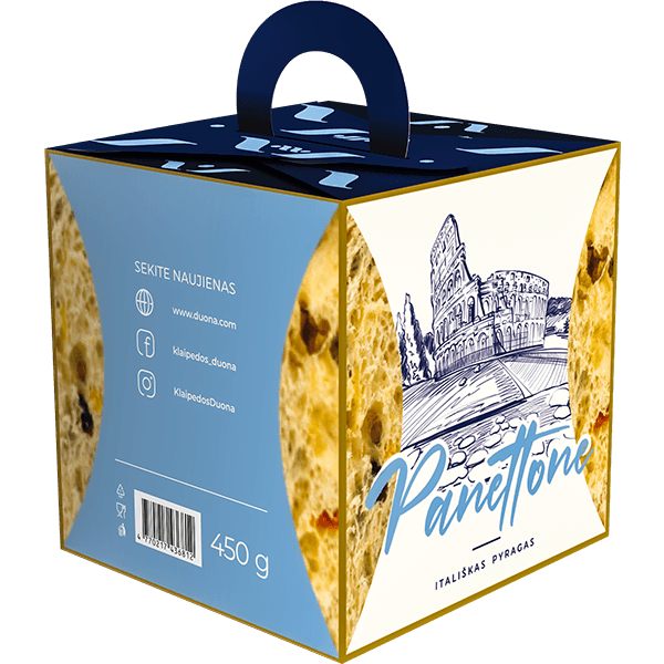Klaipedos Duona - Cake Panettone 450g