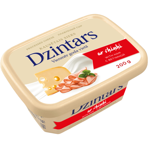 Dzintars - Processed Cheese with Ham 200g