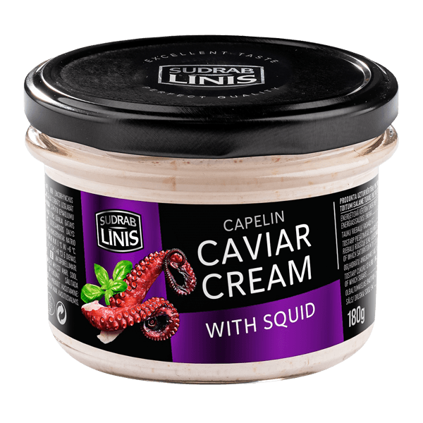 Sudrablinis - Capelin Caviar Cream with Squid 160g