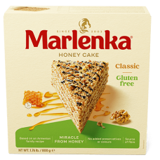 Marlenka - Gluten Free Honey Cake with Walnuts 800g