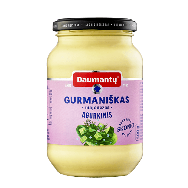 Daumantu - Gourmet Mayonnaise with Pickles 400g