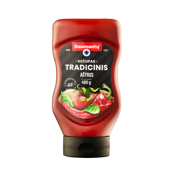 Daumantu - Ketchup Traditional Spicy 480g