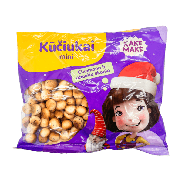Kake Make - Mini Kuciukai with Cinnamon and Apple Taste 200g