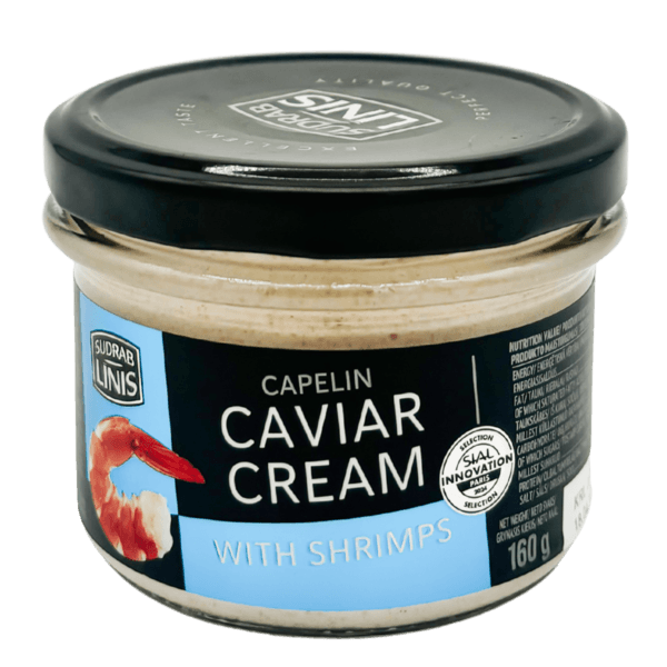 Sudrablinis - Capelin Caviar Cream with Shrimps 160g