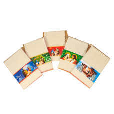 Set of Christmas Wafers 3 Small White +1 Small Colored