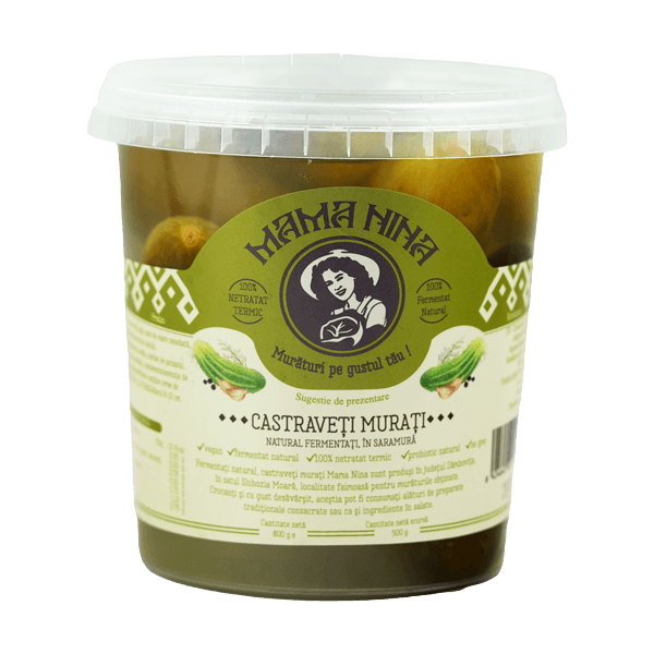 Mama Nina - Pickled Cucumbers Naturally Fermented in Brine 800g