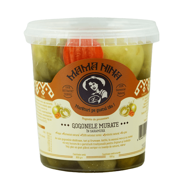 Mama Nina - Naturally Fermented Green Tomatoes in Brine 800g