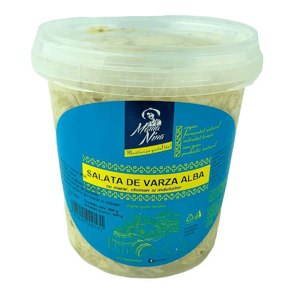 Mama Nina - Finely Chopped White Cabbage Salad 1-2mm 800g