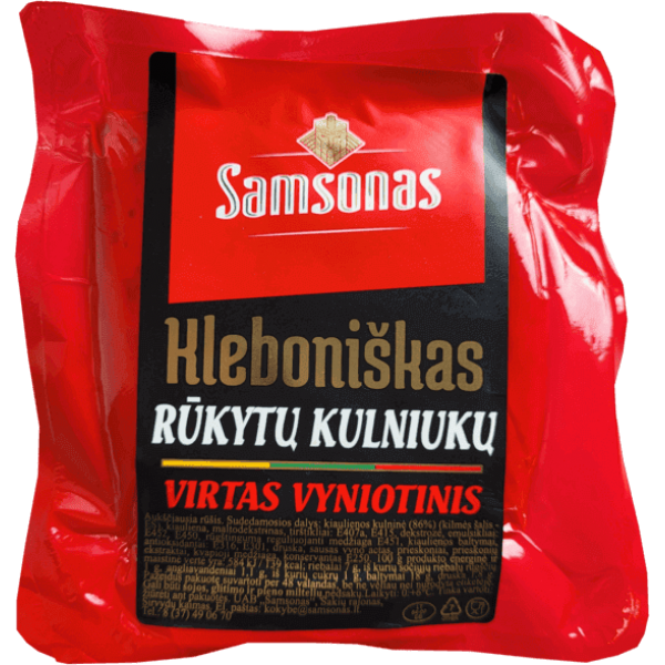 Samsonas - Kleboniskas Smoked Pork Heels Roll ~400g kg
