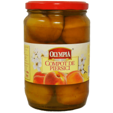 Olympia - Peeled Peaches Compote 720ml