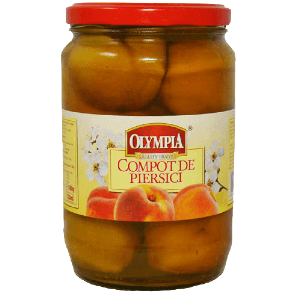 Olympia - Peeled Peaches Compote 720ml