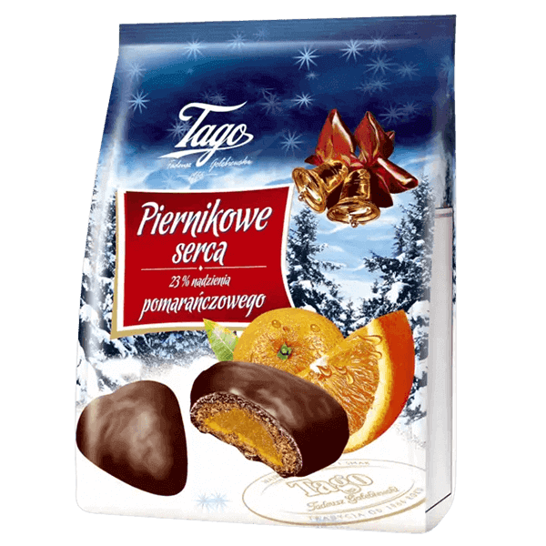 Tago - Gingerbread with Orange Filling 160g