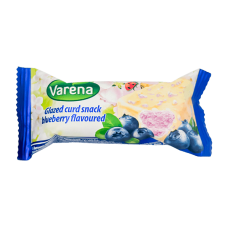 Varenos Pienelis - Glazed Curd Cheese Bar Blueberry Flavor 40g