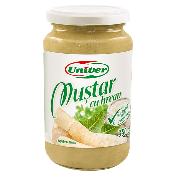 Univer - Mustard with Horseradish 350g