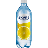 Akvile - Lemon Flavour Carbonated Water 600ml