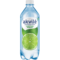 Akvile - Lime Tahiti Flavour Carbonated Water 600ml