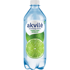 Akvile - Lime Tahiti Flavour Carbonated Water 600ml