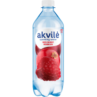 Akvile - Red Berries Flavour Carbonated Water 600ml