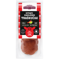 Rokiskio Mesine - Dried Pork Chips Chilli and Lime 40g