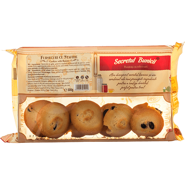 Secretul Bunicii - Cookies with Raisins 300g