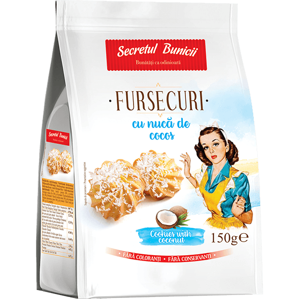 Secretul Bunicii - Cookies with Coconut 150g