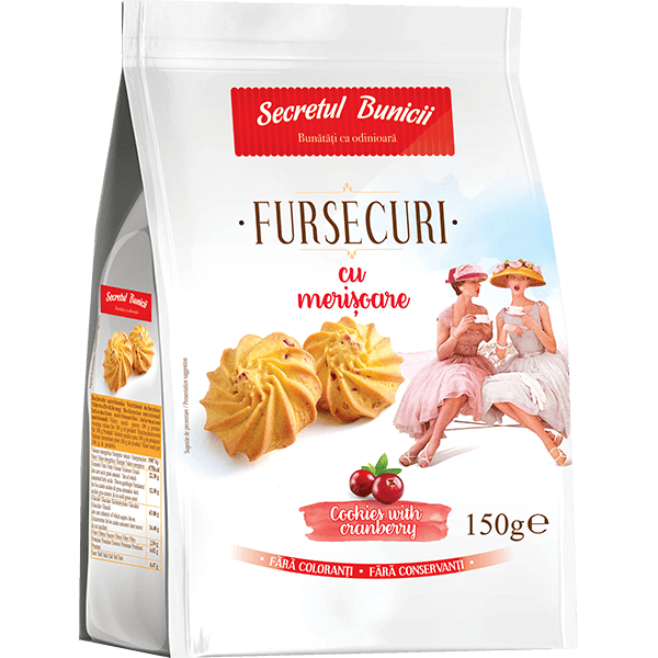 Secretul Bunicii - Cookies with Cranberry 150g