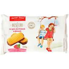 Secretul Bunicii - Cookies with Raspberry Jam and Glaze 150g